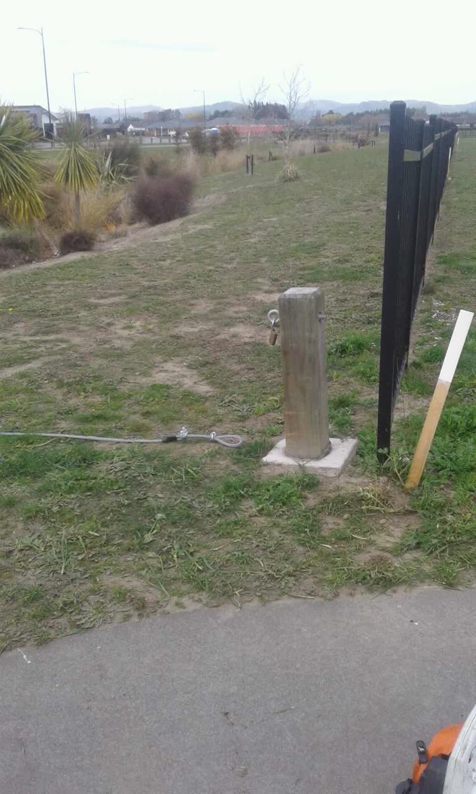 The photograph attached to this parks report