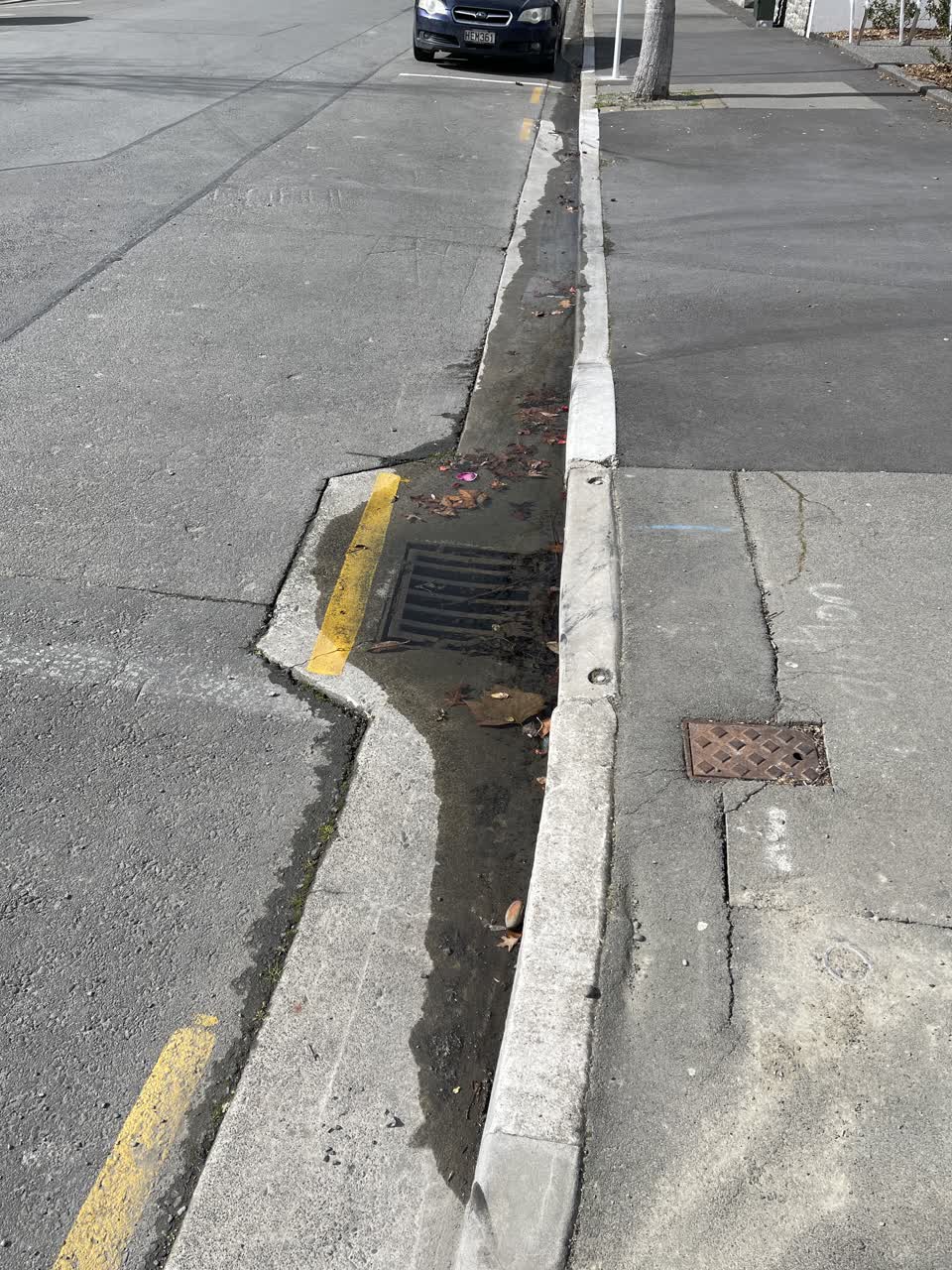 The photograph attached to this flooding report