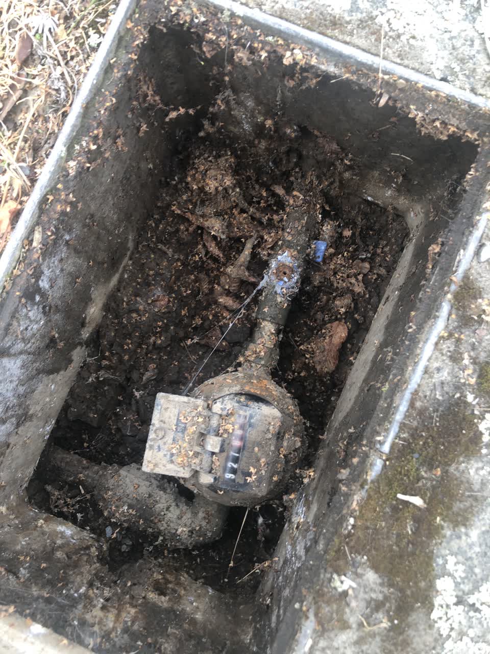 The photograph attached to this water supply report