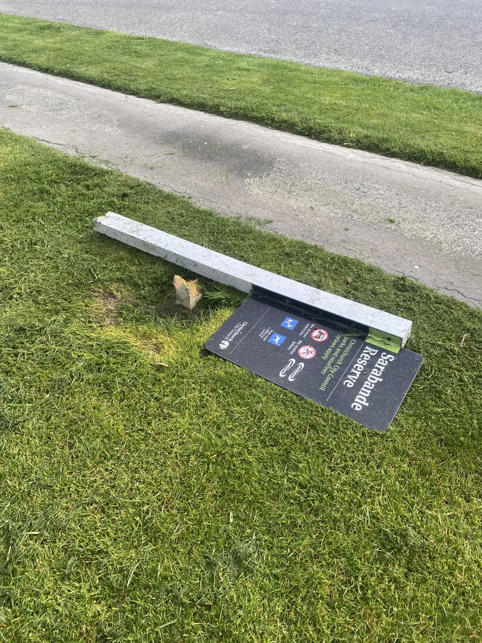 The photograph attached to this parks report