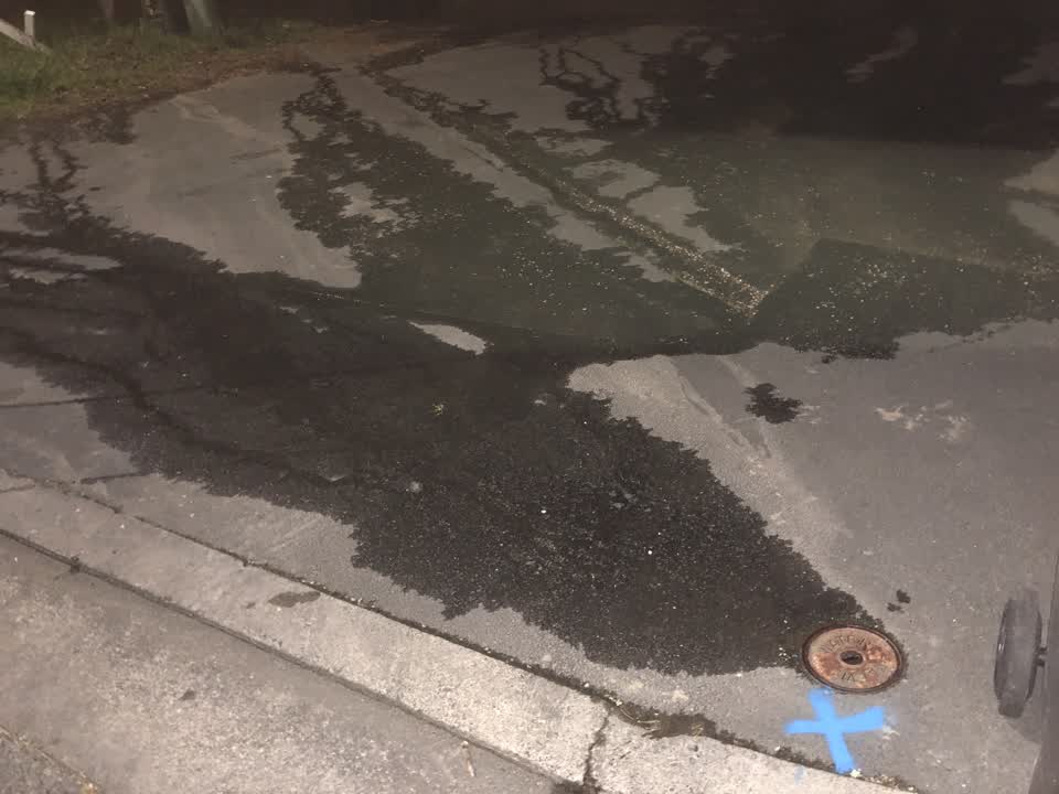 The photograph attached to this water supply report