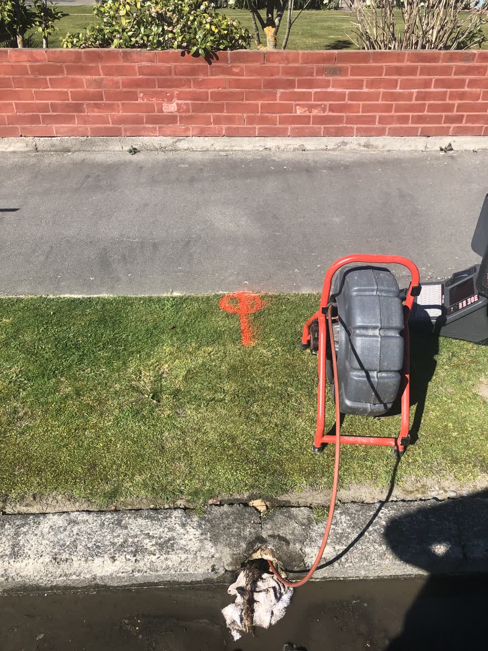 The photograph attached to this wastewater/stormwater report