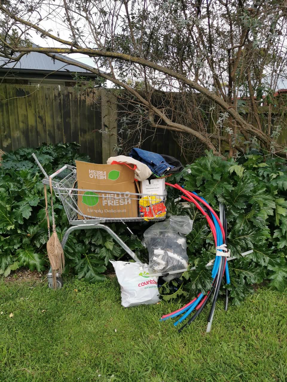 The photograph attached to this rubbish/recycling report