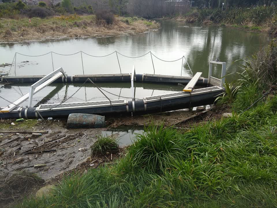 The photograph attached to this wastewater/stormwater report