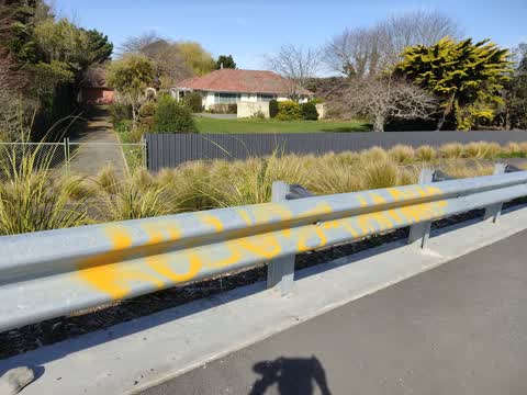 Graffiti, a report photo
