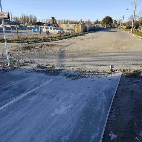 Roading/Streets, a report photo