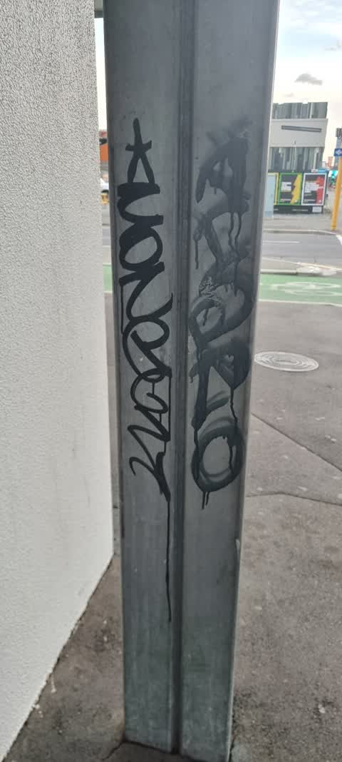 Graffiti, a report photo