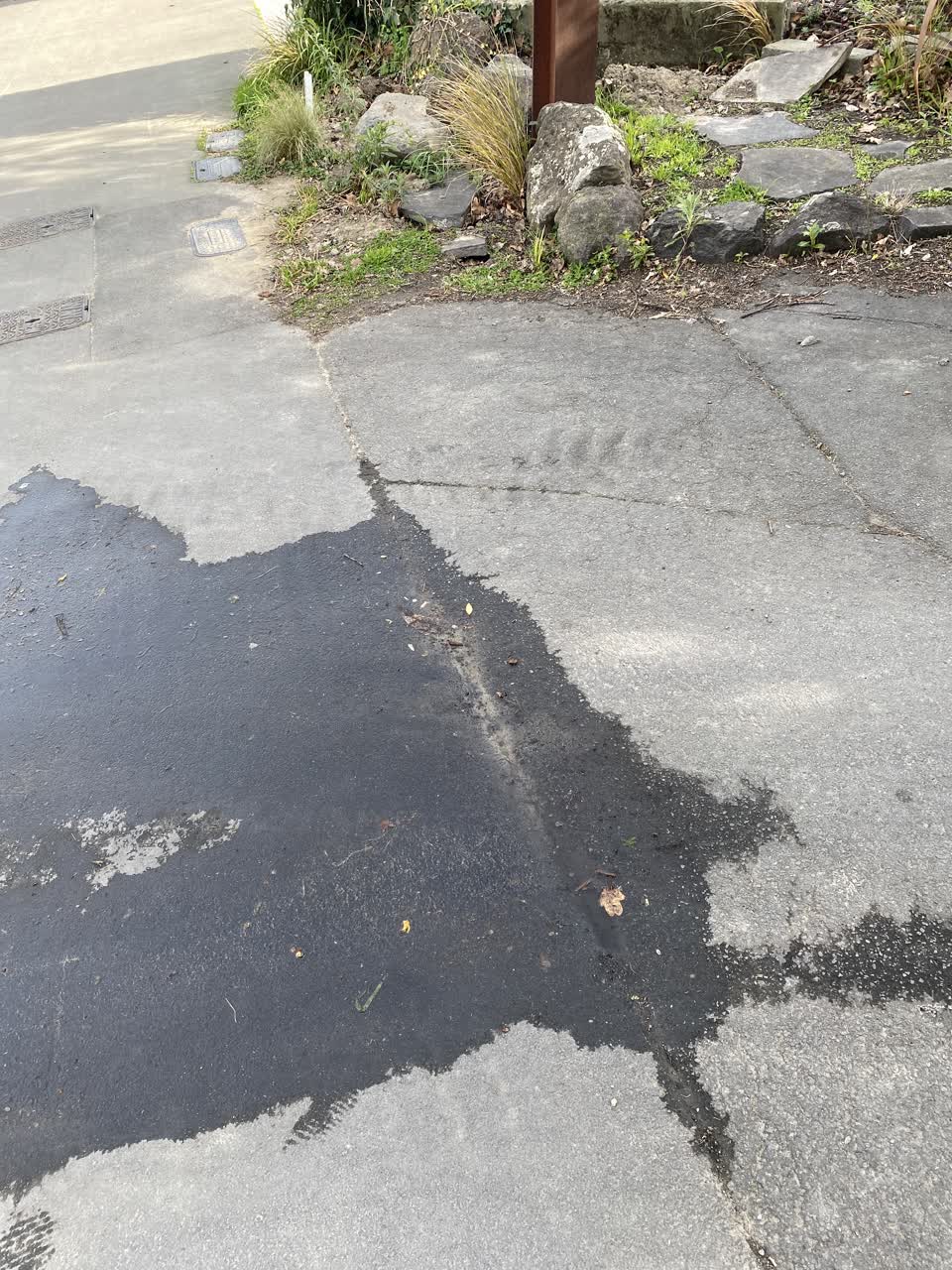 The photograph attached to this flooding report