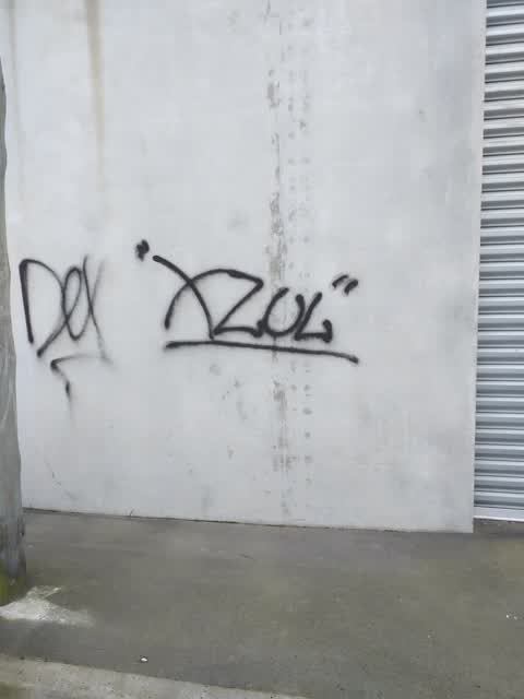Graffiti, a report photo