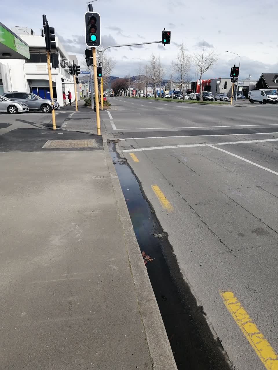 The photograph attached to this wastewater/stormwater report