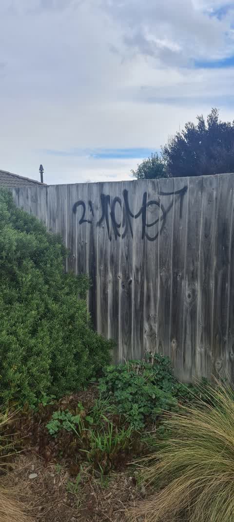 Graffiti, a report photo