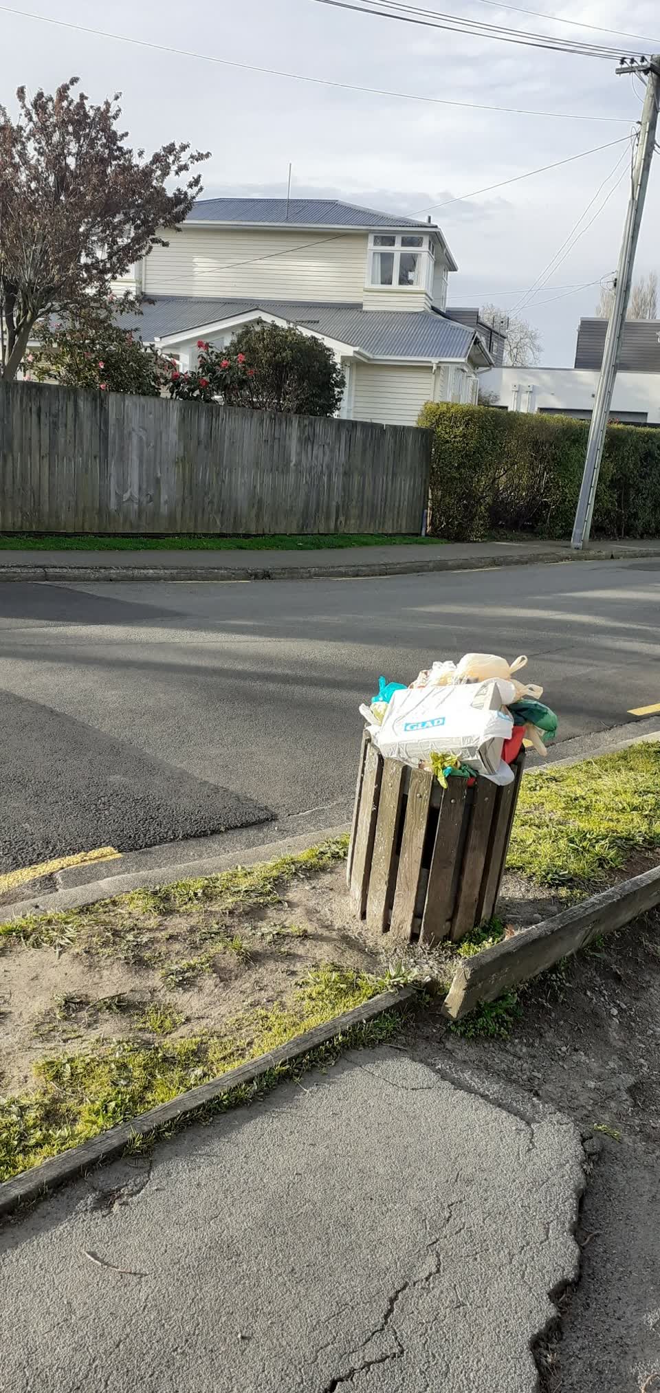 The photograph attached to this rubbish/recycling report
