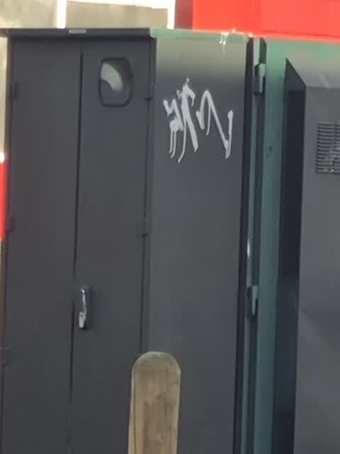 Graffiti, a report photo