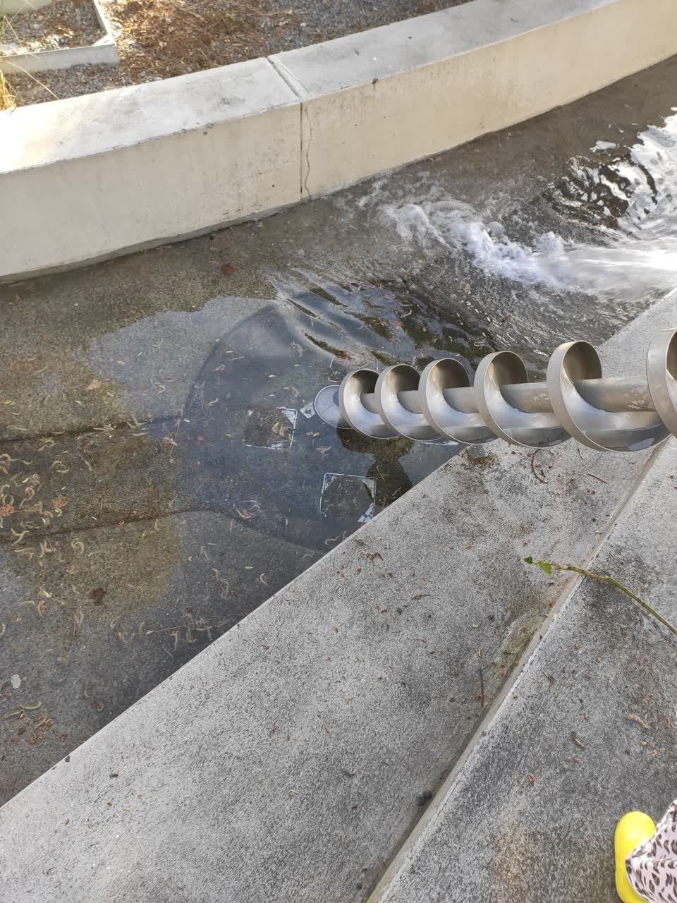 The photograph attached to this flooding report