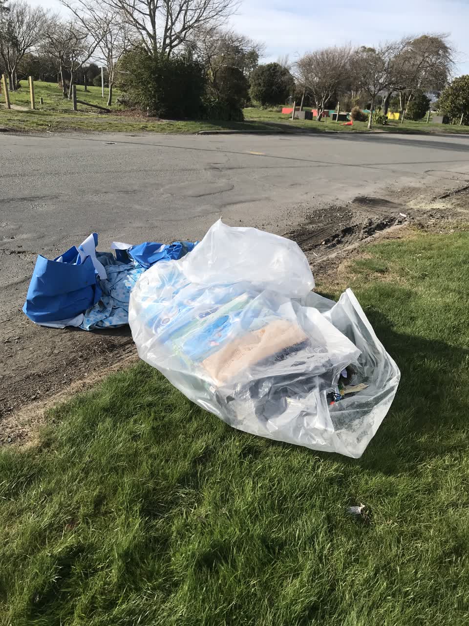 The photograph attached to this rubbish/recycling report