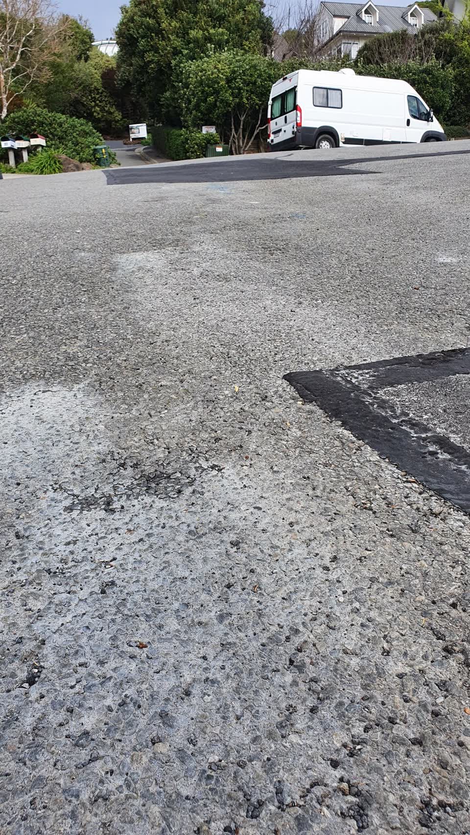 The photograph attached to this water leak report
