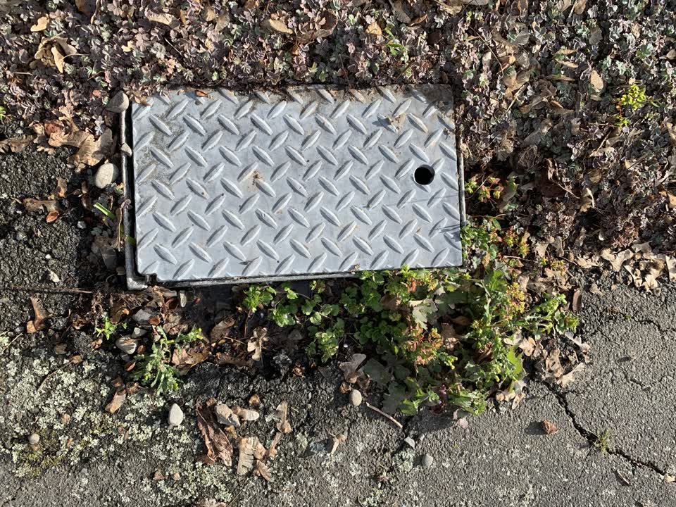 The photograph attached to this water leak report