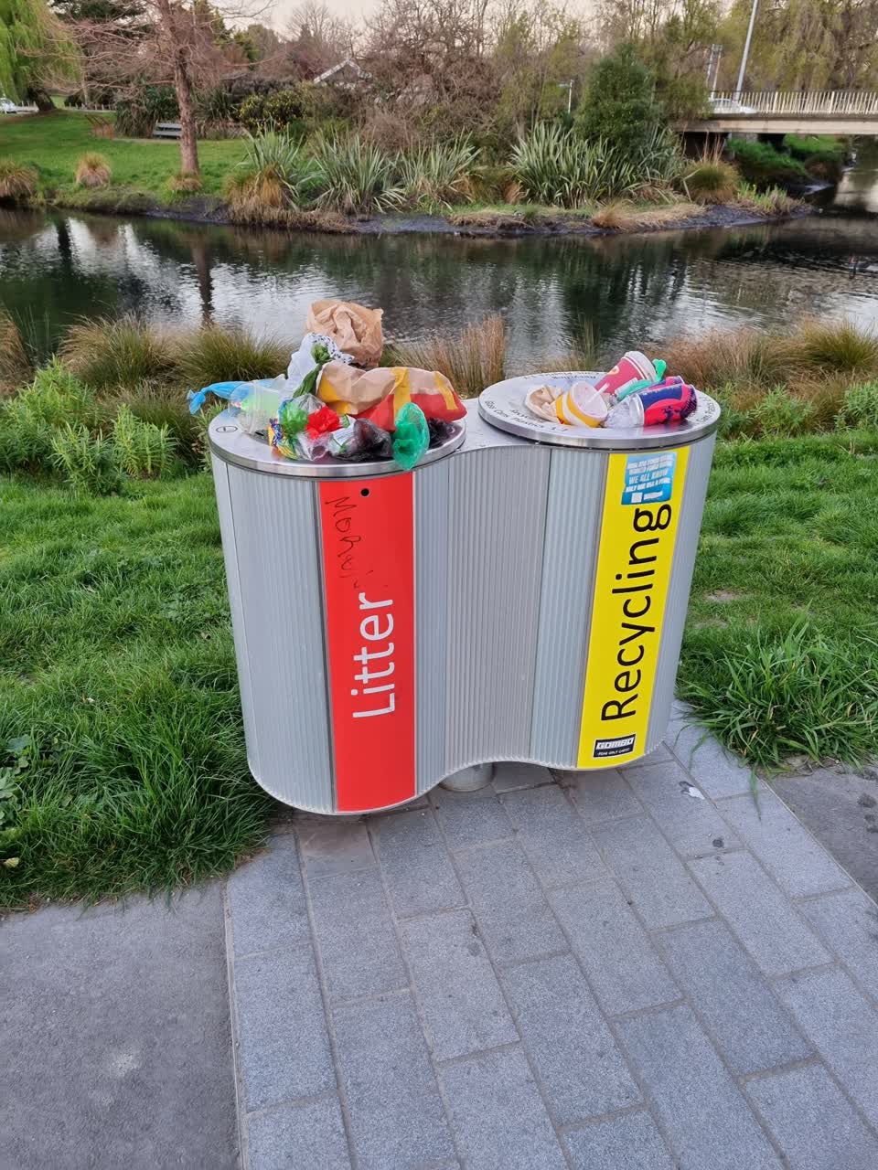The photograph attached to this parks report