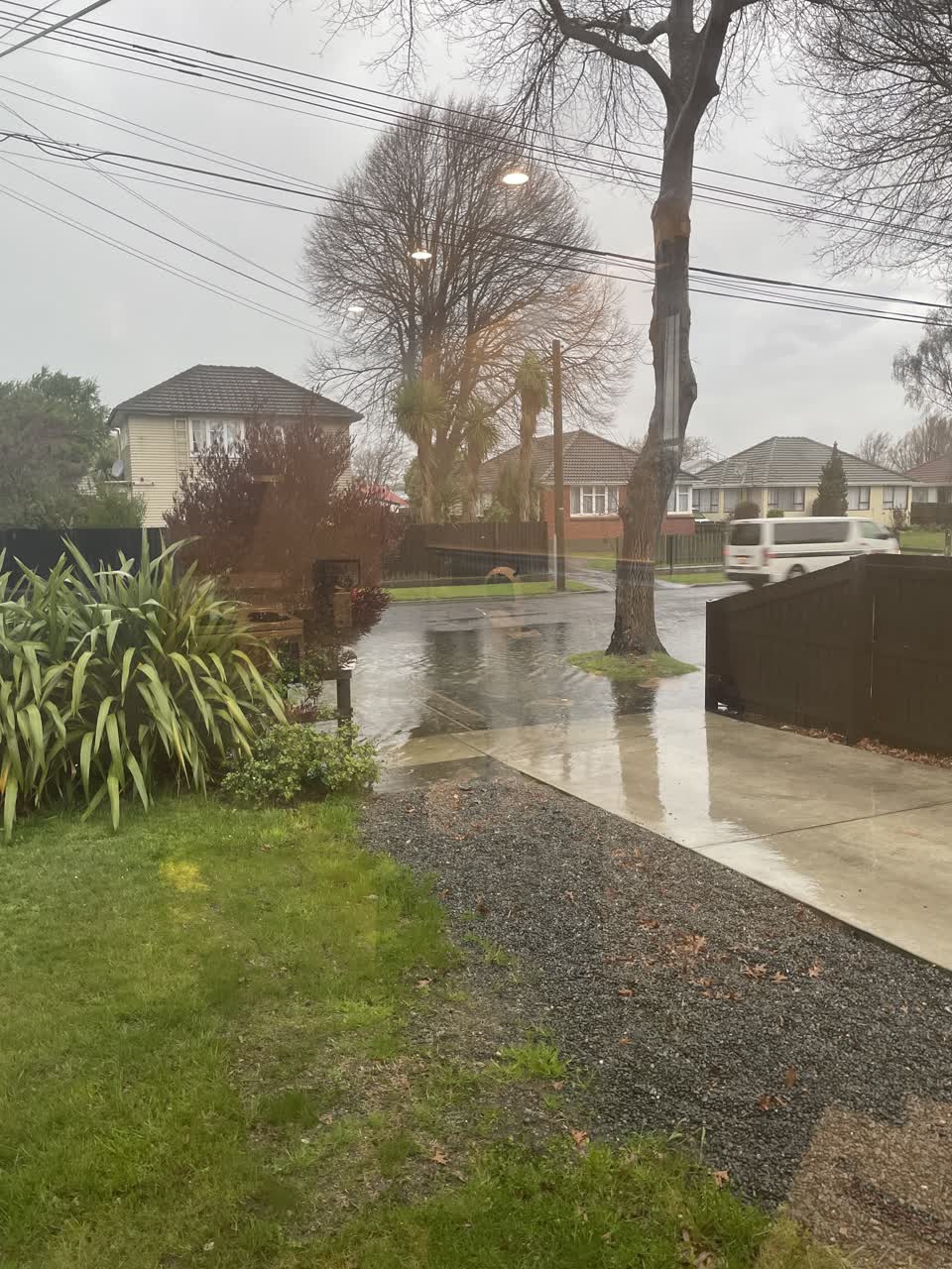 The photograph attached to this flooding report