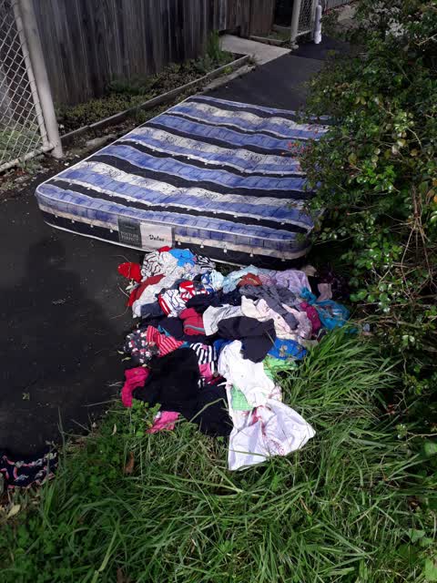 Rubbish/Recycling, a report photo