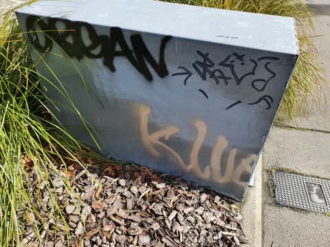 Graffiti, a report photo