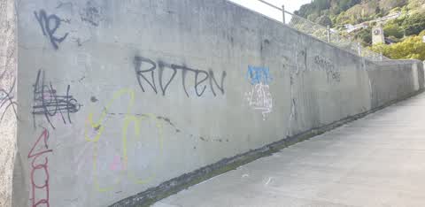 Graffiti, a report photo