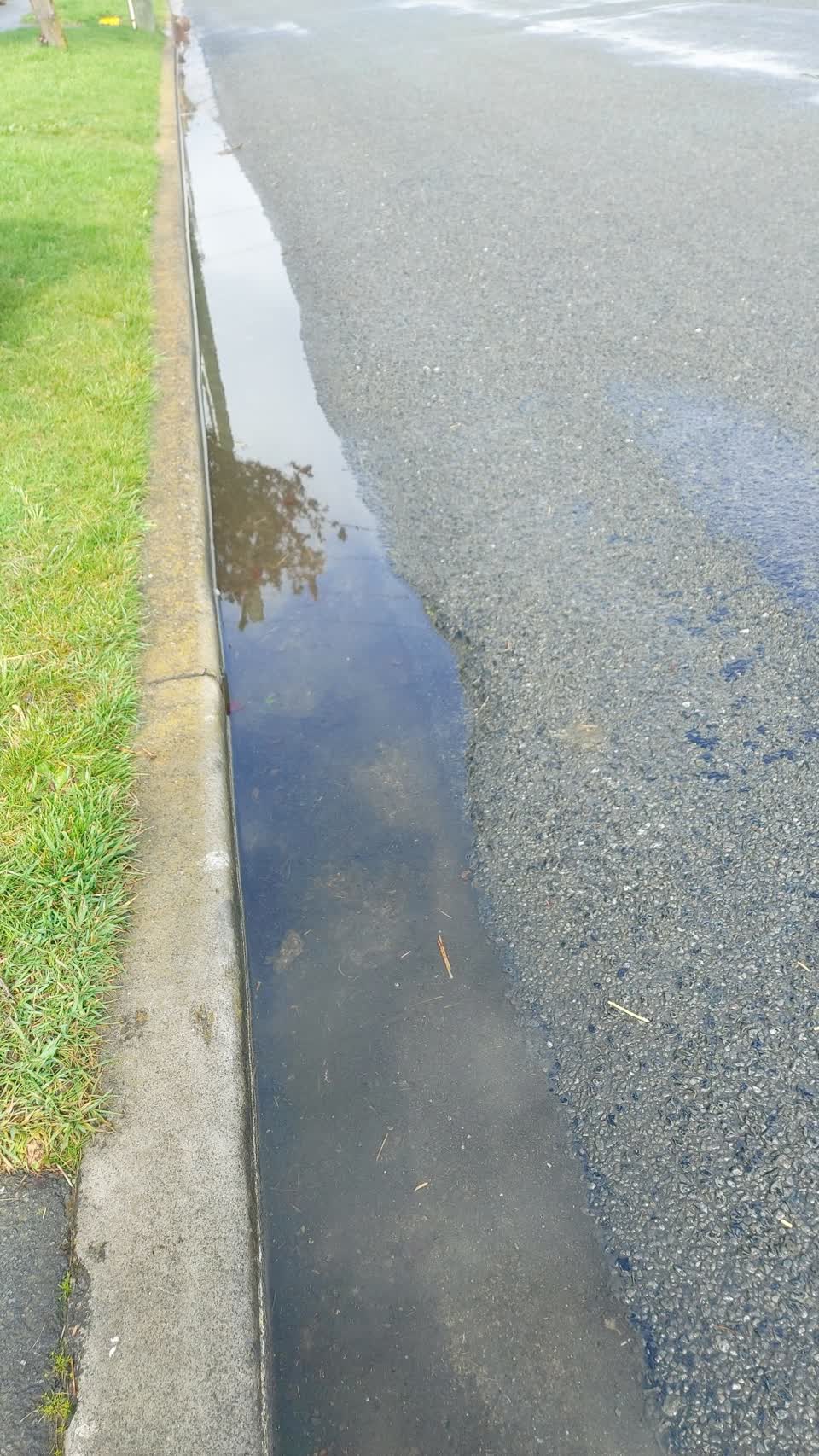 The photograph attached to this wastewater/stormwater report