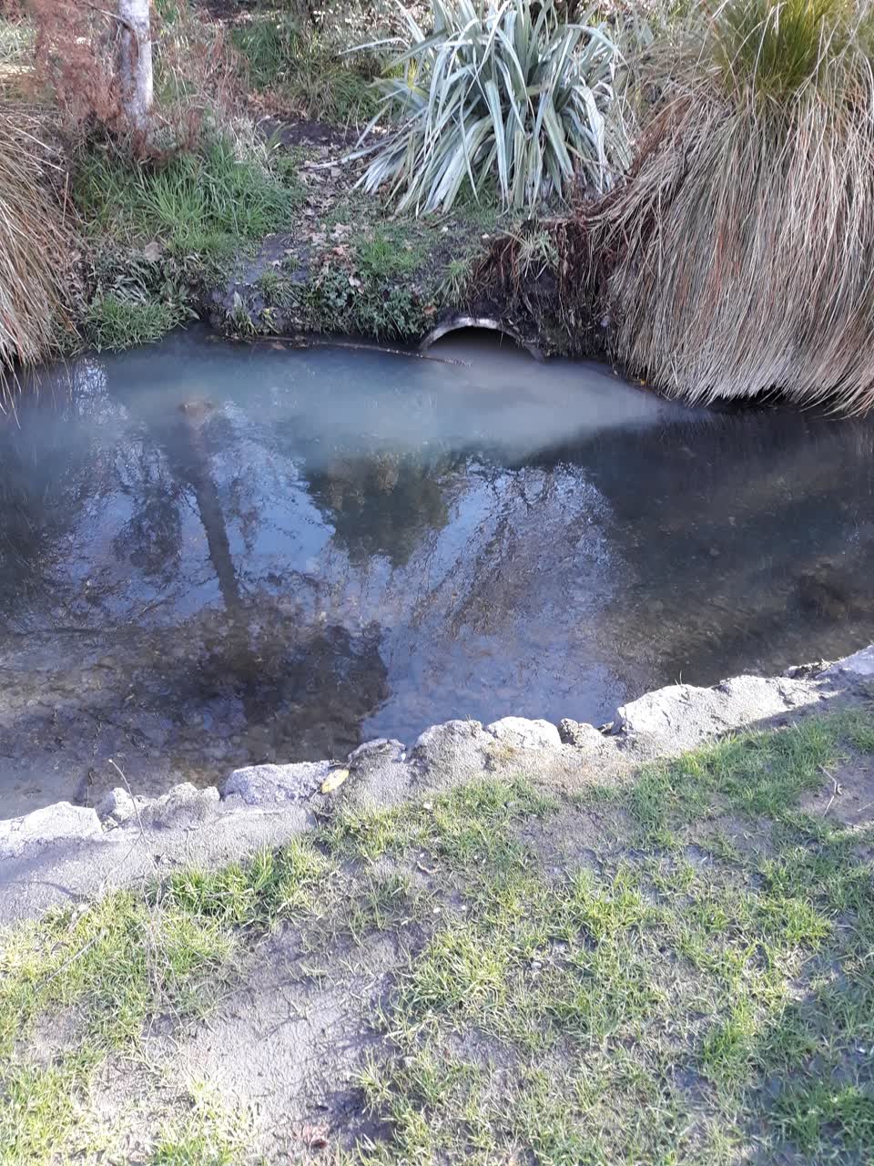 The photograph attached to this wastewater/stormwater report