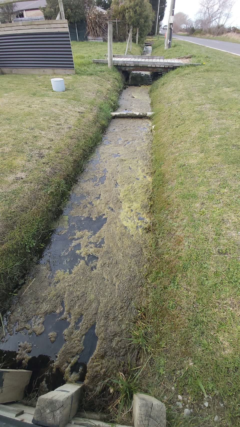 The photograph attached to this flooding report