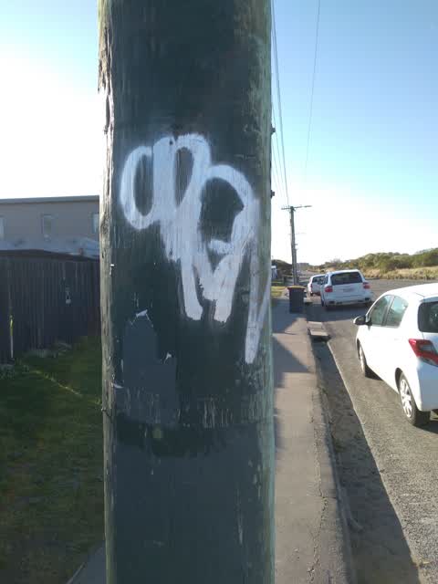 Graffiti, a report photo