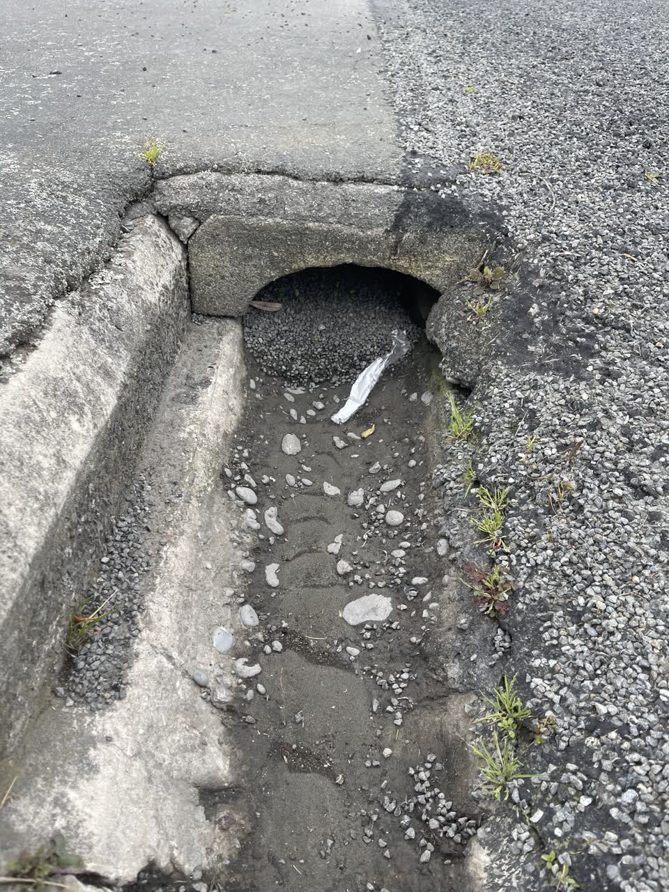 The photograph attached to this wastewater/stormwater report