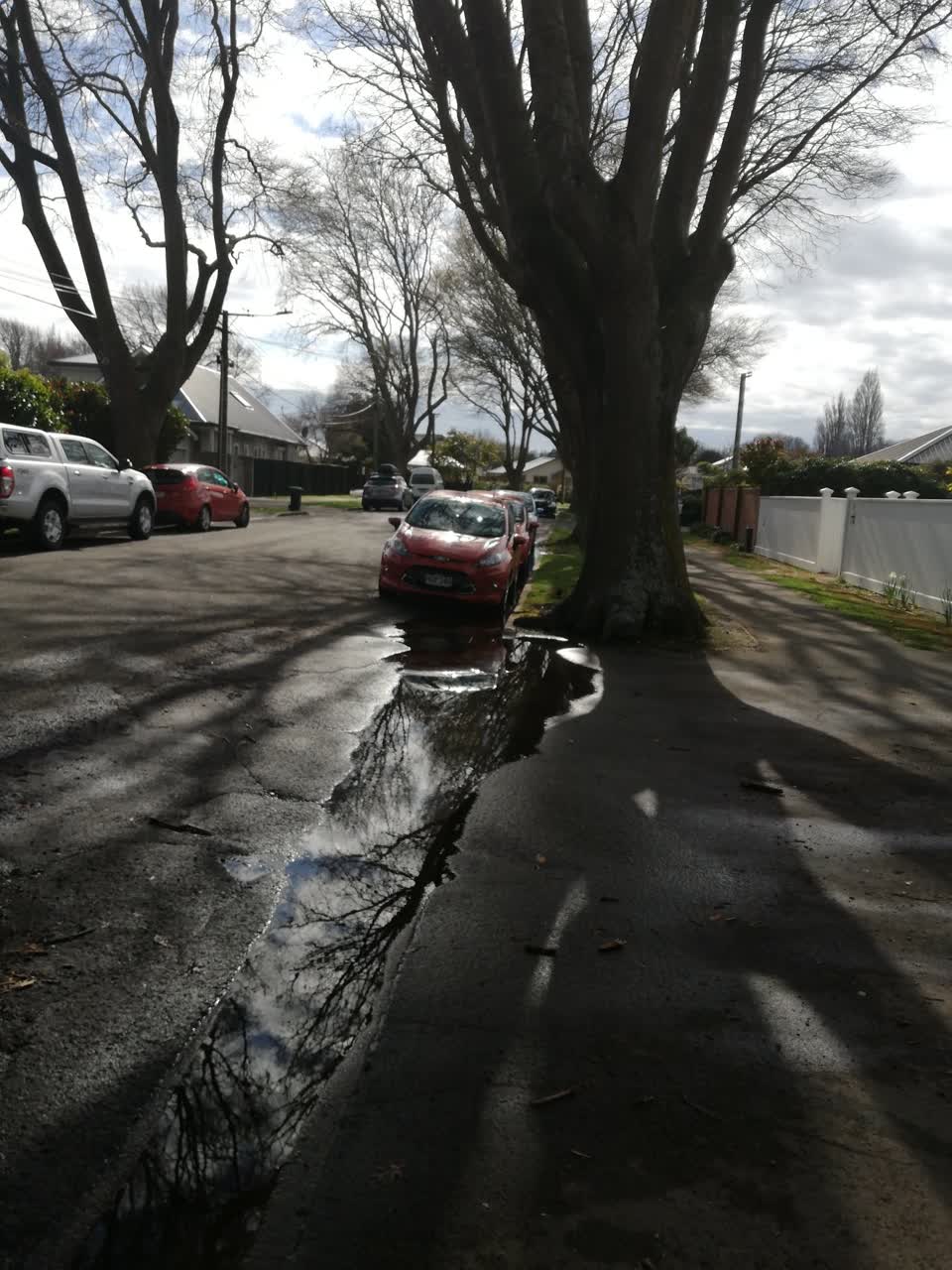 The photograph attached to this water supply report