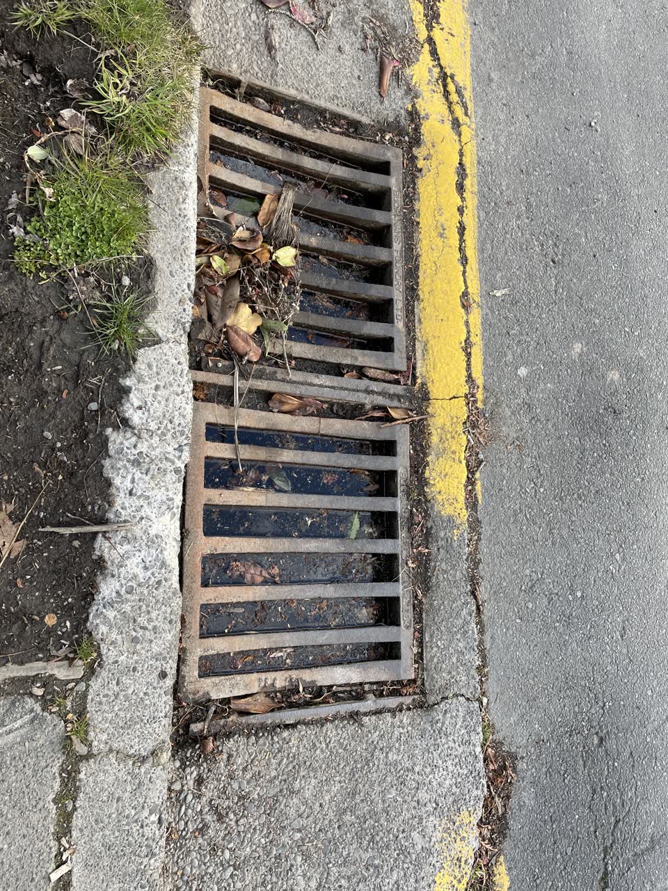 The photograph attached to this flooding report