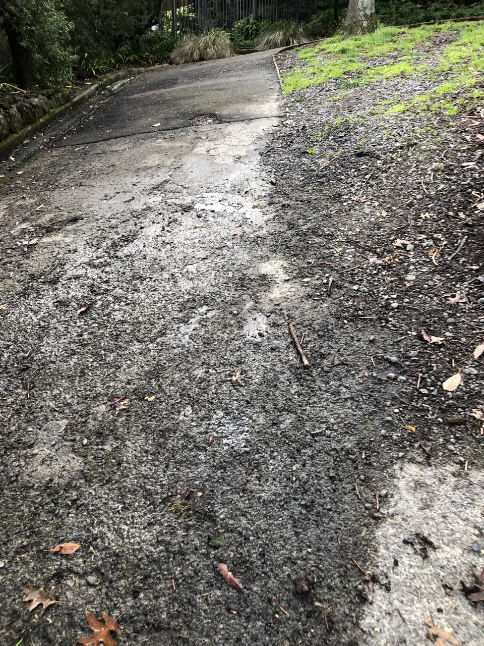 The photograph attached to this wastewater/stormwater report