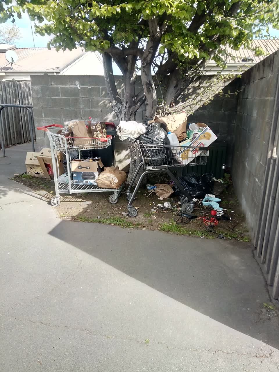 The photograph attached to this rubbish/recycling report