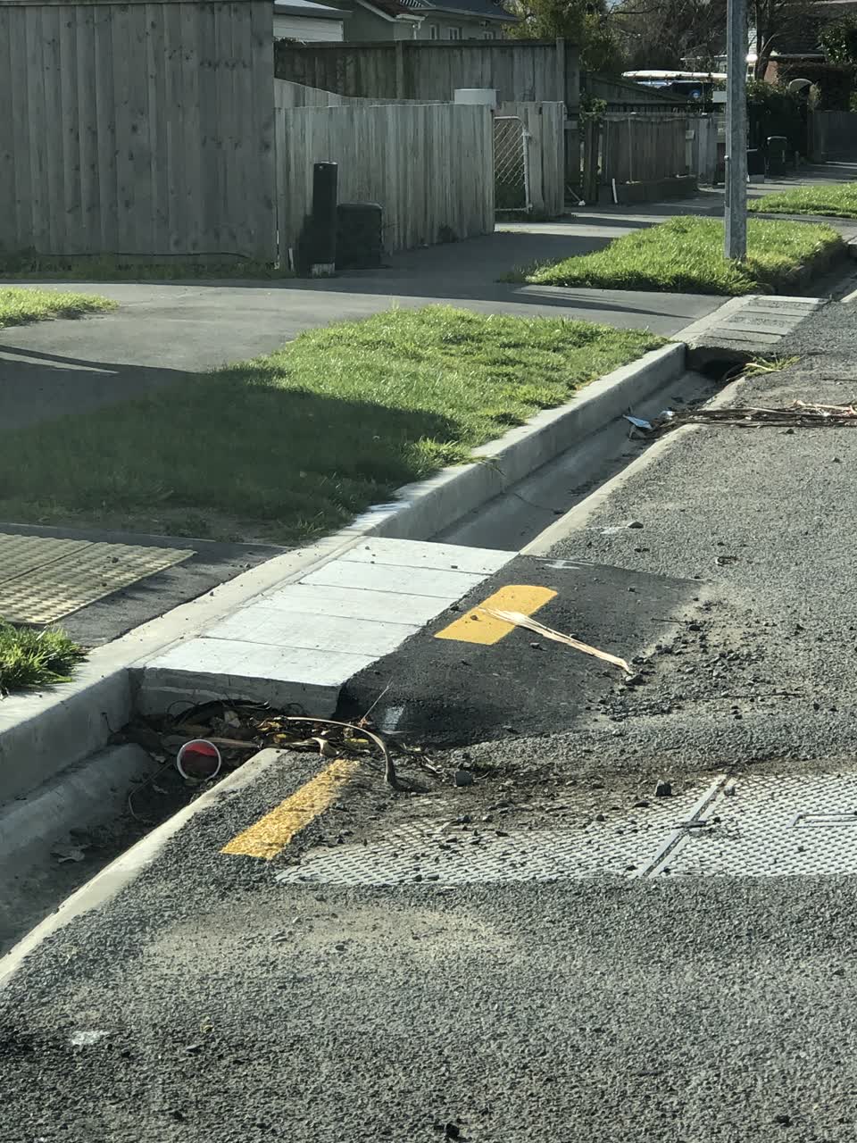 The photograph attached to this wastewater/stormwater report