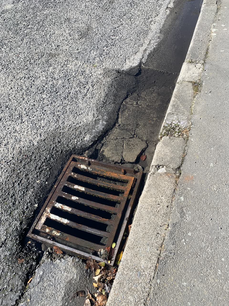 The photograph attached to this wastewater/stormwater report