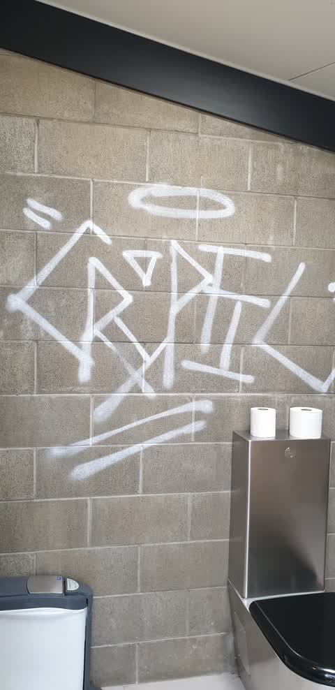 Graffiti, a report photo