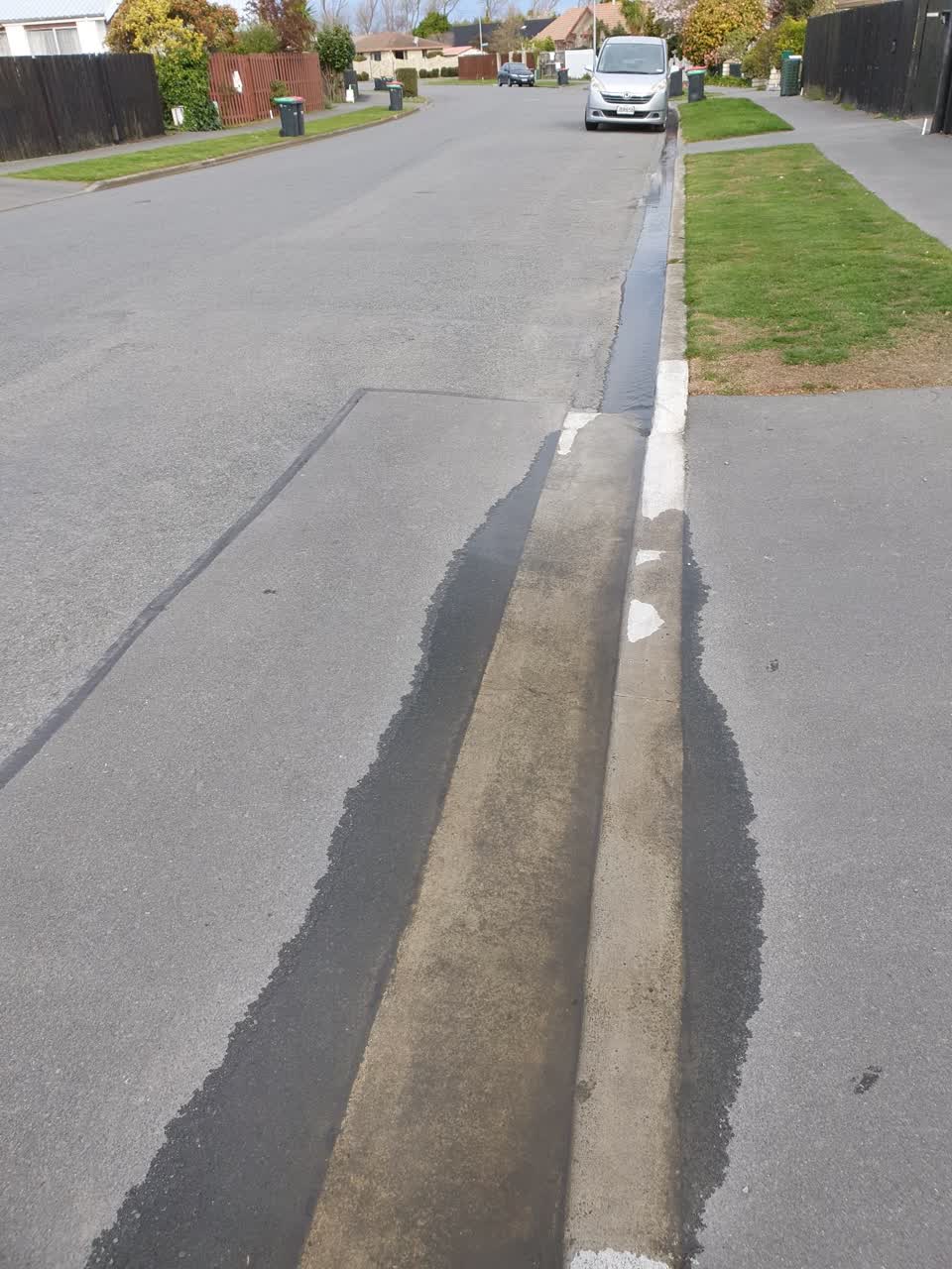 The photograph attached to this wastewater/stormwater report