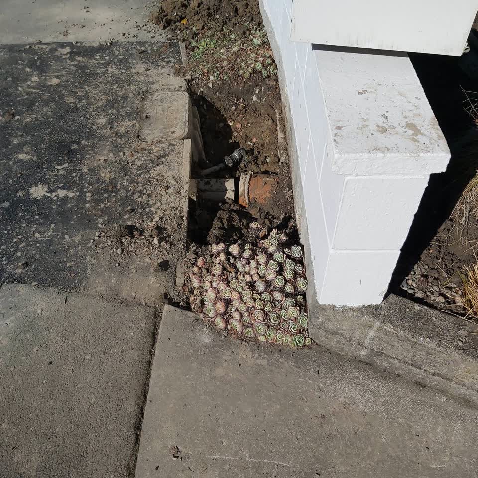 The photograph attached to this wastewater/stormwater report