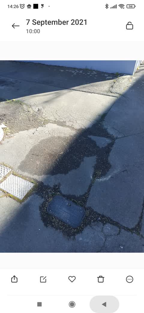 Water Leak, a report photo