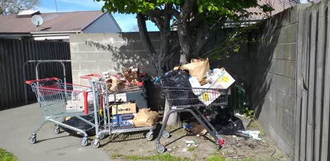 Rubbish/Recycling, a report photo