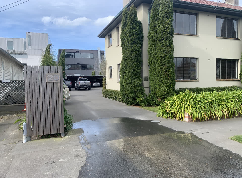 The photograph attached to this water leak report