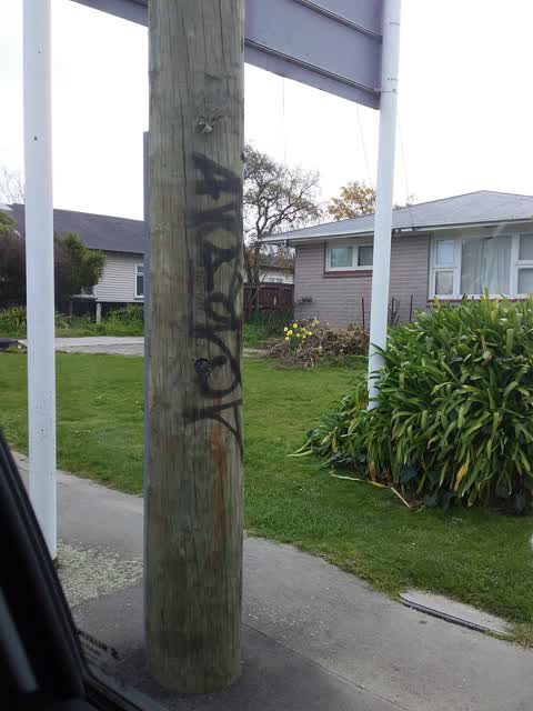 Graffiti, a report photo