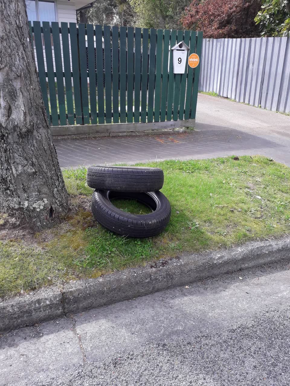 The photograph attached to this rubbish/recycling report