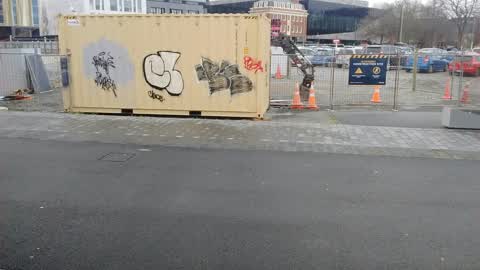 Graffiti, a report photo