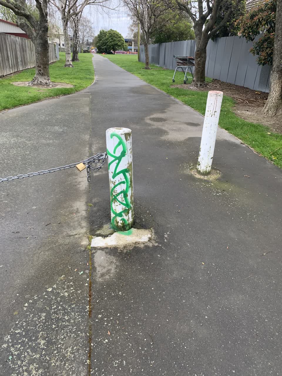 The photograph attached to this parks report