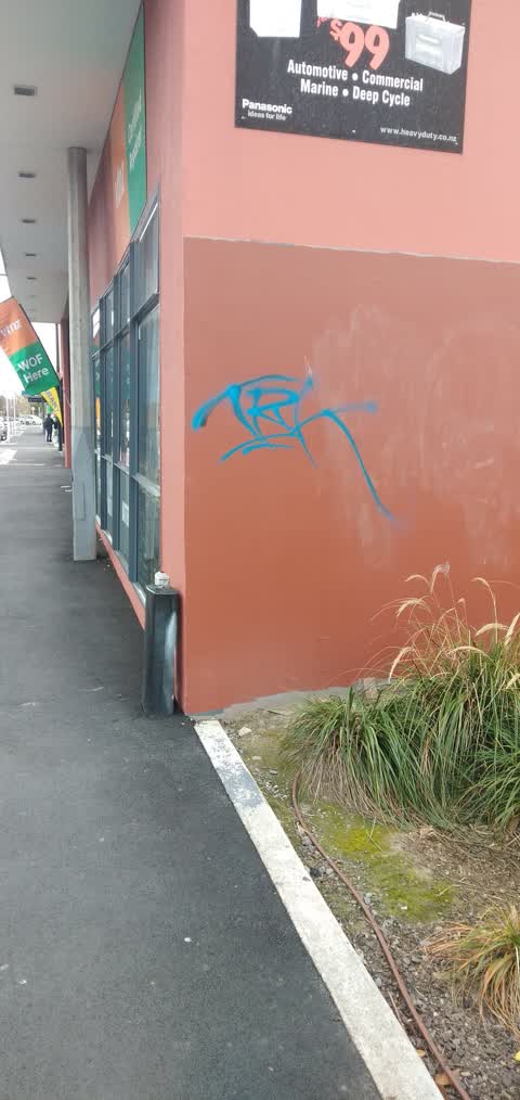 Graffiti, a report photo
