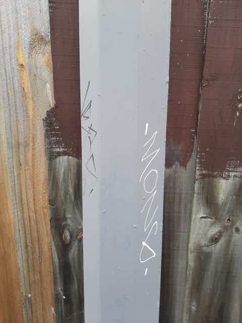 Graffiti, a report photo