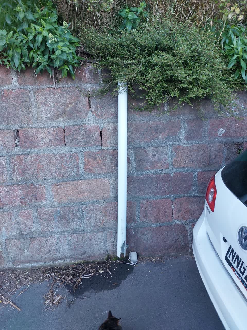 The photograph attached to this wastewater/stormwater report
